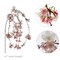 Set of 6: Pink & White Hanging Cherry Blossom Branches - Silk Flowers, Lifelike Blooms, Elegant Decor - Perfect for Weddings, Events & Spring Displays, Floral Home by Artificial Flowers